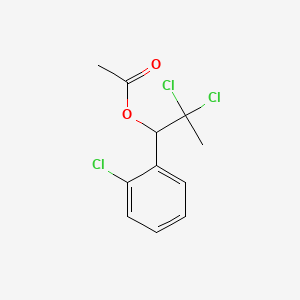 2,2-Dichloro-1-(2-chlorophenyl)propyl acetate