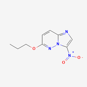 3-Nitro-6-propoxyimidazo[1,2-b]pyridazine