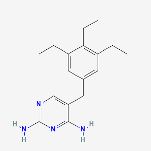 5-[(3,4,5-Triethylphenyl)methyl]pyrimidine-2,4-diamine