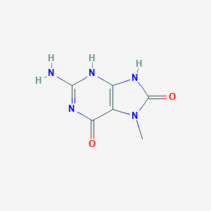 molecular formula C6H7N5O2 B154761 8-羟基-7-甲基鸟嘌呤 CAS No. 1688-85-3