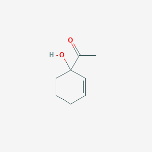 molecular formula C8H12O2 B15476102 1-(1-Hydroxycyclohex-2-en-1-yl)ethan-1-one CAS No. 31593-36-9