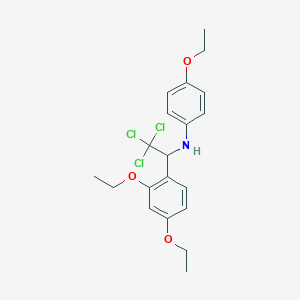 4-ethoxy-N-[2,2,2-trichloro-1-(2,4-diethoxyphenyl)ethyl]aniline