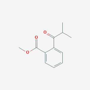 molecular formula C12H14O3 B15476173 Methyl 2-(2-methylpropanoyl)benzoate CAS No. 32025-38-0