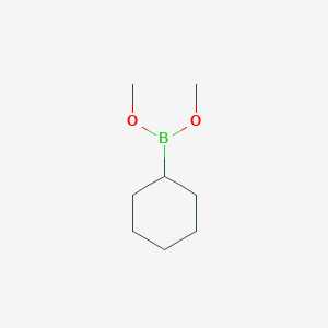 molecular formula C8H17BO2 B15476336 Dimethyl cyclohexylboronate CAS No. 37981-94-5