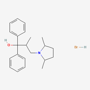 1,1-Diphenyl-2-methyl-3-(2,5-dimethylpyrrolidinyl)propanol hydrobromide