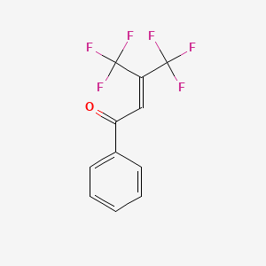 4,4,4-Trifluoro-1-phenyl-3-(trifluoromethyl)but-2-en-1-one