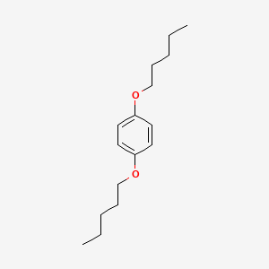 molecular formula C16H26O2 B15476455 Benzene, 1,4-bis(pentyloxy)- CAS No. 32527-64-3