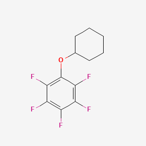 1-(Cyclohexyloxy)-2,3,4,5,6-pentafluorobenzene