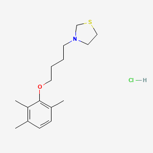 Thiazolidine, 3-(4-(2,3,6-trimethylphenoxy)butyl)-, hydrochloride