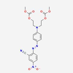 2,4,10-Trioxa-7-azaundecan-11-oic acid, 7-[4-[(2-cyano-4-nitrophenyl)azo]phenyl]-3-oxo-, methyl ester