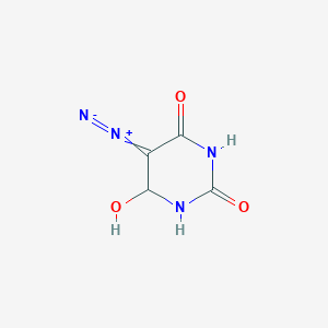 2,4(1H,3H)-Pyrimidinedione, 5-diazodihydro-6-hydroxy-