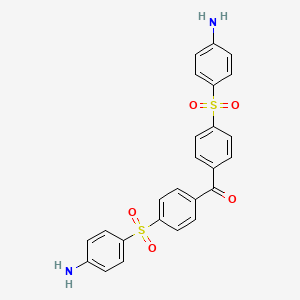 Bis[4-(4-aminobenzene-1-sulfonyl)phenyl]methanone