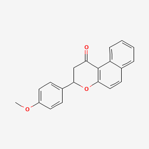 3-(4-Methoxyphenyl)-2,3-dihydro-1H-naphtho[2,1-b]pyran-1-one