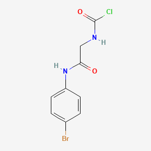 [2-(4-Bromoanilino)-2-oxoethyl]carbamyl chloride