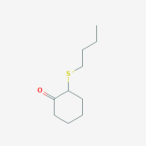 Cyclohexanone, 2-(butylthio)-