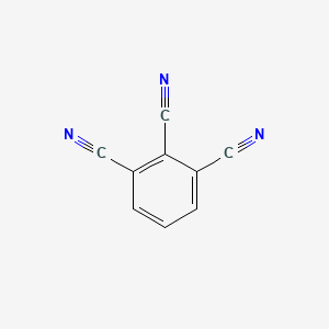 molecular formula C9H3N3 B15476934 Benzene-1,2,3-tricarbonitrile CAS No. 38700-18-4