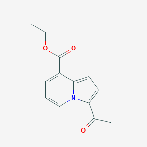 Ethyl 3-acetyl-2-methylindolizine-8-carboxylate