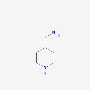 molecular formula C7H16N2 B154771 N-甲基-1-(哌啶-4-基)甲胺 CAS No. 126579-26-8