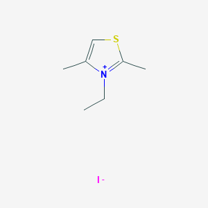 molecular formula C7H12INS B15477137 3-Ethyl-2,4-dimethyl-1,3-thiazol-3-ium iodide CAS No. 32353-61-0