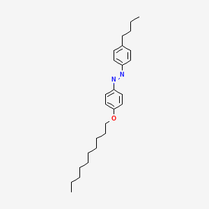 molecular formula C26H38N2O B15477153 Diazene, (4-butylphenyl)[4-(decyloxy)phenyl]- CAS No. 33228-25-0