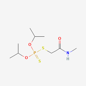 Phosphorodithioic acid, O,O-bis(1-methylethyl) S-(2-(methylamino)-2-oxoethyl) ester