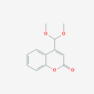 4-(Dimethoxymethyl)-2H-1-benzopyran-2-one