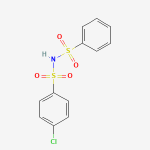 N-(Benzenesulfonyl)-4-chlorobenzene-1-sulfonamide