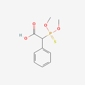 alpha-(Dimethoxyphosphinothioyl)benzeneacetic acid