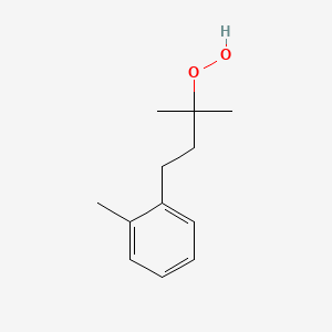 2-Methyl-4-(2-methylphenyl)butane-2-peroxol