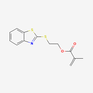 2-[(1,3-Benzothiazol-2-yl)sulfanyl]ethyl 2-methylprop-2-enoate