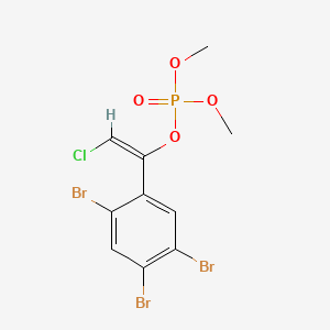 2-Chloro-1-(2,4,5-tribromophenyl)vinyl dimethyl phosphate