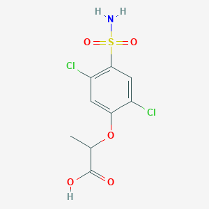 2-(2,5-Dichloro-4-sulfamoylphenoxy)propanoic acid