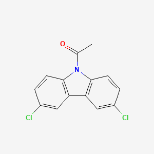 1-(3,6-Dichloro-9H-carbazol-9-YL)ethan-1-one