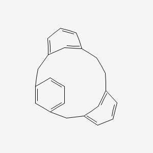 Tetracyclo[14.3.1.1~3,7~.1~9,13~]docosa-1(20),3(22),4,6,9(21),10,12,16,18-nonaene