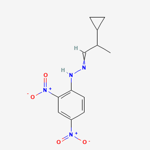 N-(2-Cyclopropylpropylideneamino)-2,4-dinitro-aniline