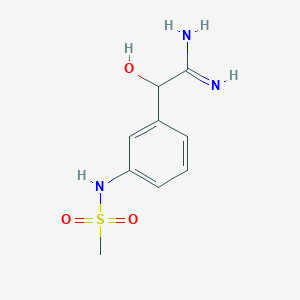 m-Methanesulfonamidomandelamidine monohydrochloride