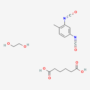 2,4-Diisocyanato-1-methylbenzene;ethane-1,2-diol;hexanedioic acid