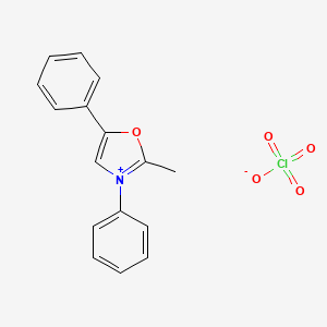 2-Methyl-3,5-diphenyl-1,3-oxazol-3-ium perchlorate