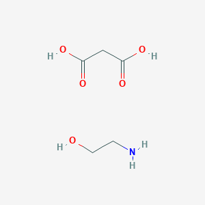 Propanedioic acid--2-aminoethan-1-ol (1/1)