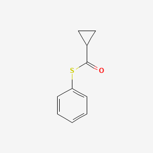 Cyclopropanecarbothioic acid, S-phenyl ester