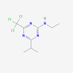 N-ethyl-4-propan-2-yl-6-(trichloromethyl)-1,3,5-triazin-2-amine