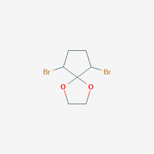 6,9-Dibromo-1,4-dioxaspiro[4.4]nonane