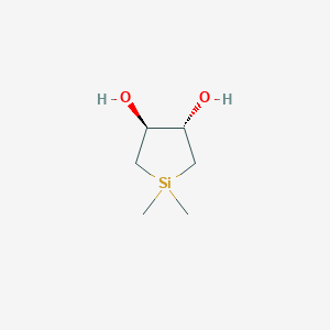 (3S,4S)-1,1-Dimethylsilolane-3,4-diol