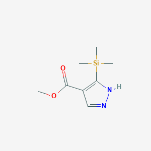 Methyl 5-(trimethylsilyl)-1H-pyrazole-4-carboxylate