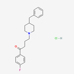 Butyrophenone, 4-(4-benzylpiperidino)-4'-fluoro-, hydrochloride