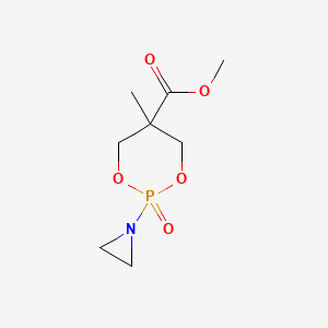 Methyl 2-(aziridin-1-yl)-5-methyl-1,3,2-dioxaphosphinane-5-carboxylate 2-oxide