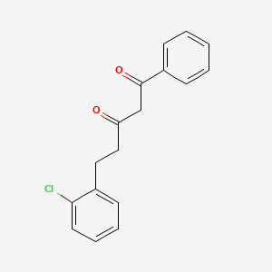 5-(2-Chlorophenyl)-1-phenylpentane-1,3-dione