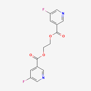 3-Pyridinecarboxylic acid, 5-fluoro-, 1,2-ethanediyl ester