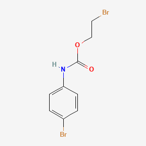 molecular formula C9H9Br2NO2 B15478354 2-Bromoethyl (4-bromophenyl)carbamate CAS No. 25203-38-7