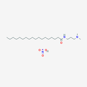 B15478569 N-[3-(dimethylamino)propyl]octadecanamide;nitric acid CAS No. 34570-54-2